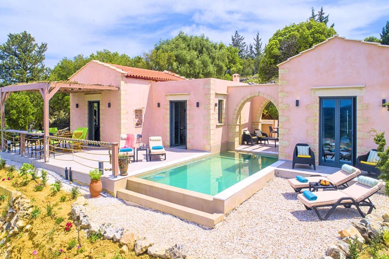 Villa Vardis Heated Pool Vryses المظهر الخارجي الصورة
