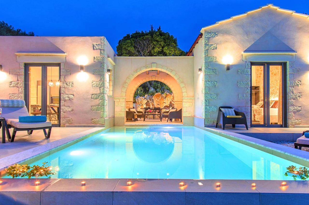 Villa Vardis Heated Pool Vryses المظهر الخارجي الصورة