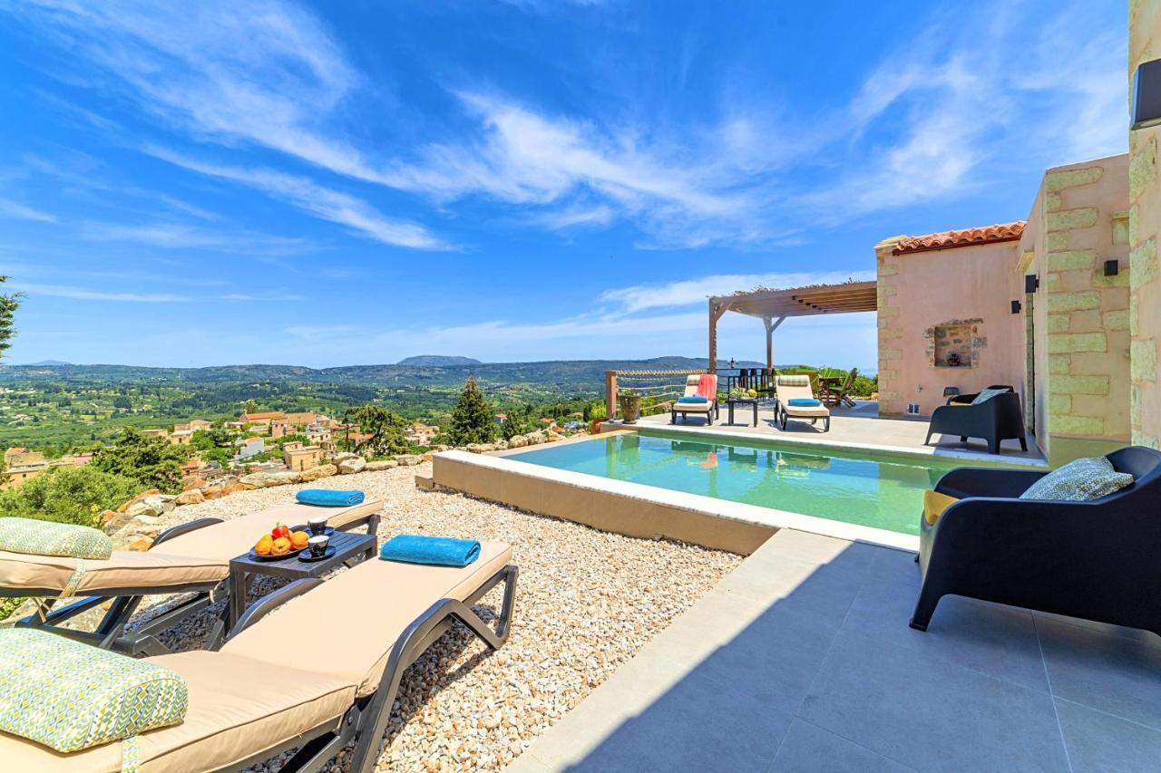 Villa Vardis Heated Pool Vryses المظهر الخارجي الصورة