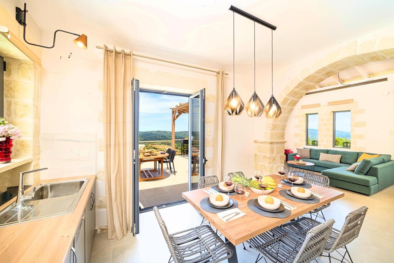 Villa Vardis Heated Pool Vryses المظهر الخارجي الصورة