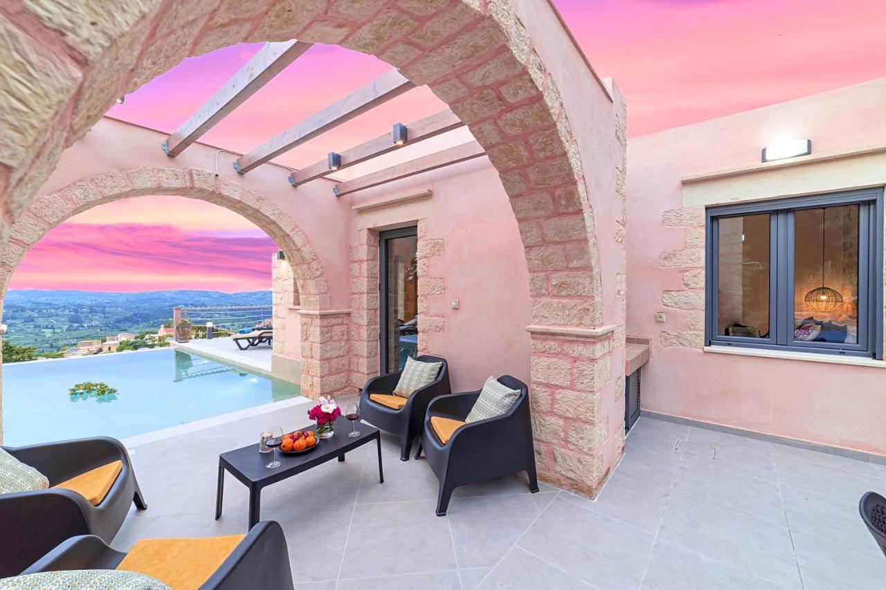 Villa Vardis Heated Pool Vryses المظهر الخارجي الصورة