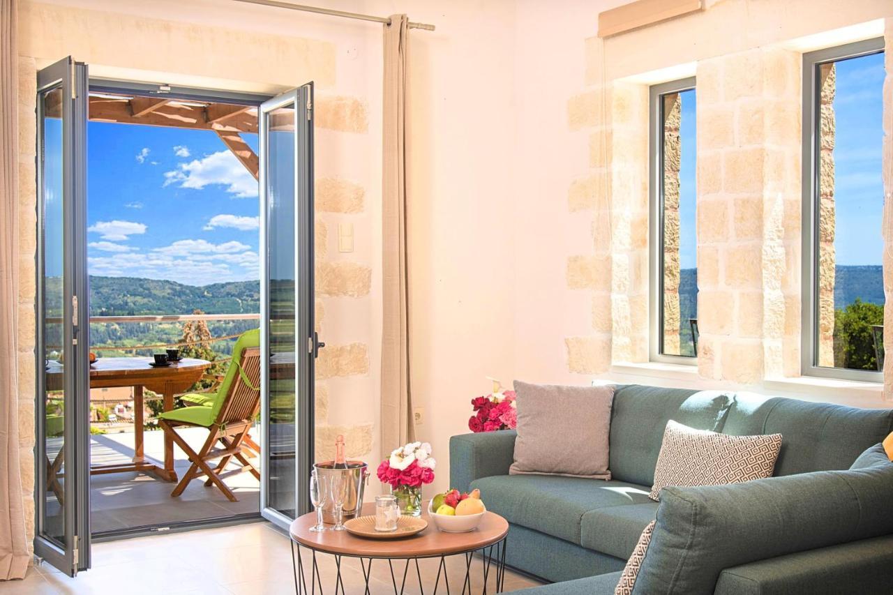 Villa Vardis Heated Pool Vryses المظهر الخارجي الصورة